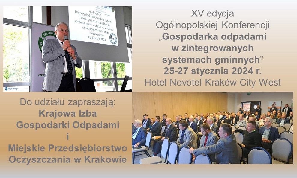 „Gospodarka odpadami w zintegrowanych systemach gminnych” – KIGO i MPO w Krakowie zapraszają na konferencję
