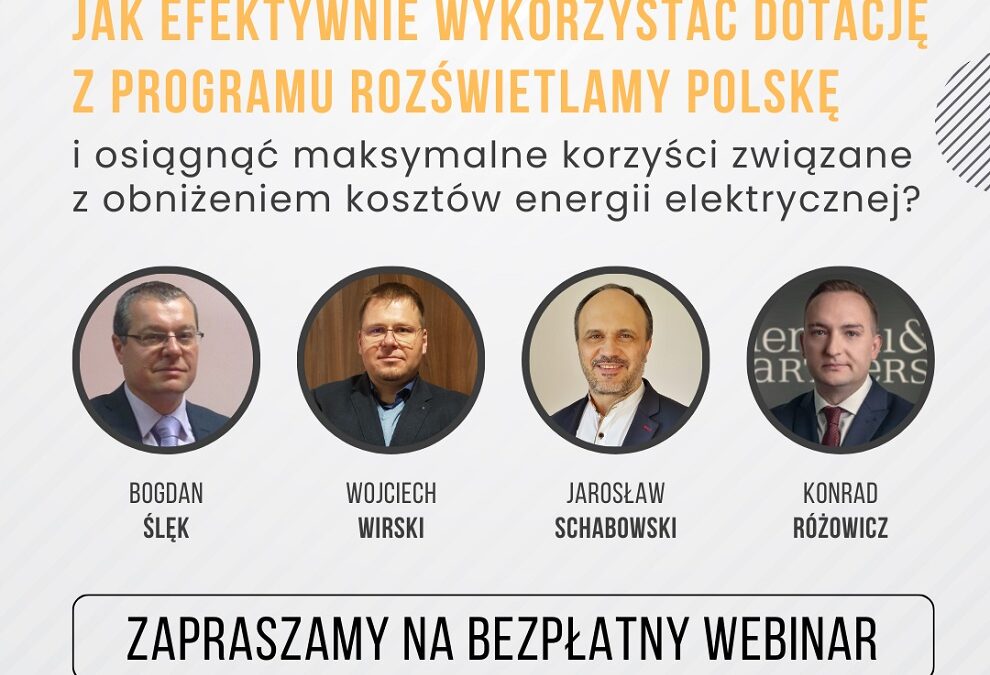 Efektywnie wykorzystać dotację z programu Rozświetlamy Polskę