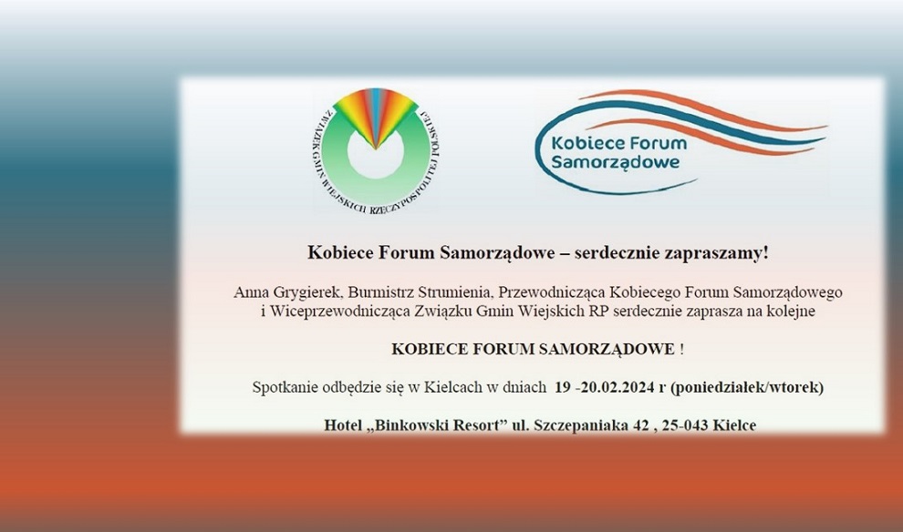 Kobiece Forum Samorządowe – zaproszenie do udziału w kolejnej edycji!