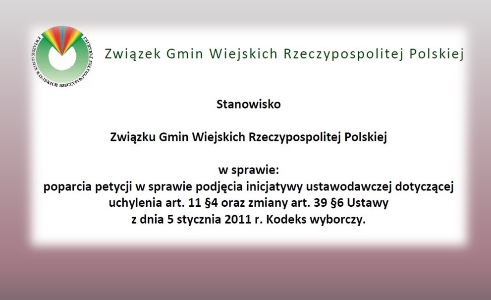 Stanowisko w sprawie proponowanych zmian w Kodeksie wyborczym