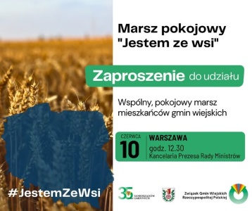 „Jestem ze wsi” – zaproszenie do udziału w marszu w stolicy