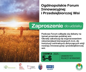 Ogólnopolskie Forum Innowacyjnej i Przedsiębiorczej Wsi