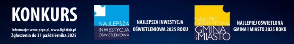 Konkursu na „Najlepszą Inwestycję Oświetleniową 2025 Roku i Najlepiej Oświetloną Gminę i Miasto 2025 Roku”