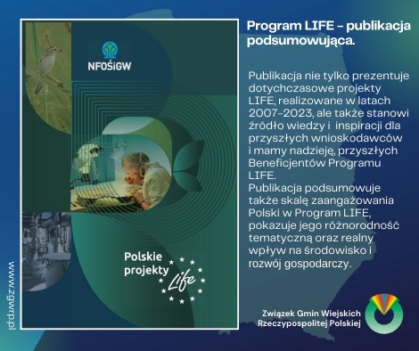 „Polskie Projekty LIFE” – NFOŚiGW zachęca do lektury!