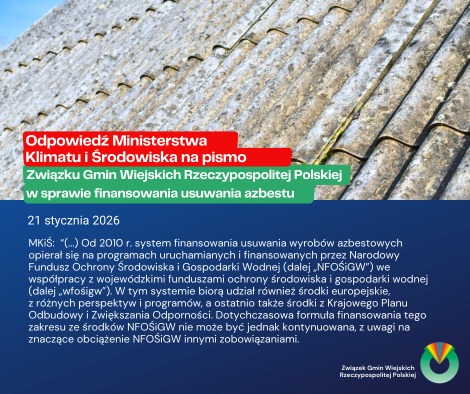 koordynacja usuwania azbestu z programem "Czyste Powietrze"