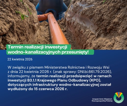 termin realizacji przedsięwzięć w ramach inwestycji B3.1.1