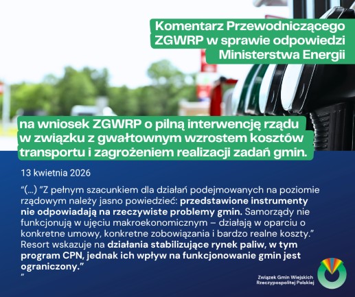 Komentarz do odpowiedzi Ministerstwa Energii