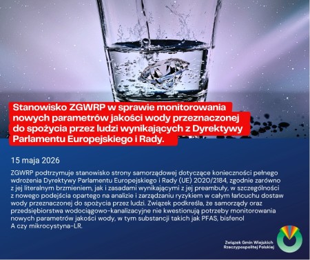 monitoring jakości wody do spożycia