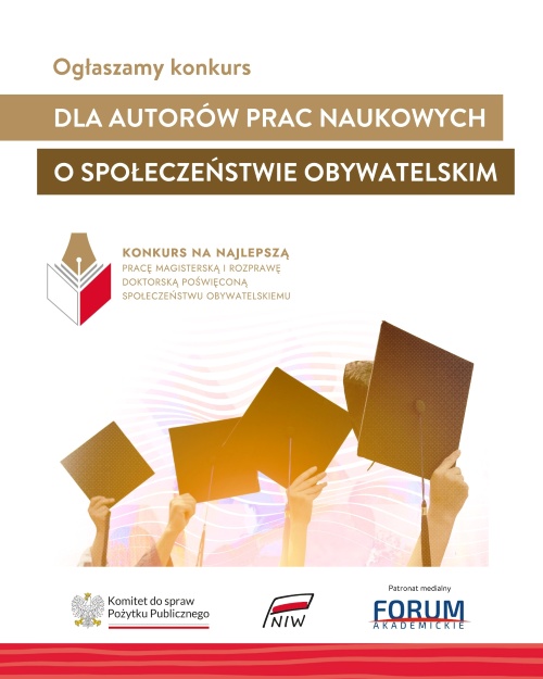 Konkurs dla autorów prac naukowych o społeczeństwie obywatelskim