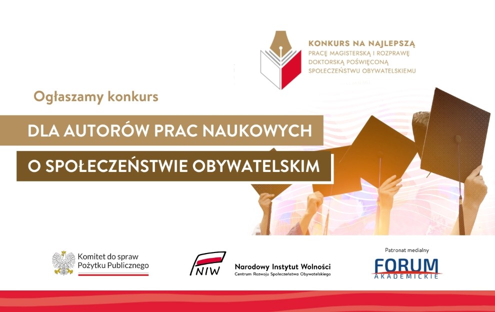 Konkurs dla autorów prac naukowych o społeczeństwie obywatelskim