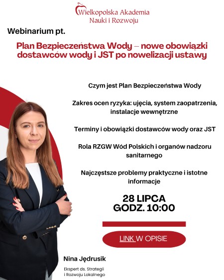 Plan Bezpieczeństwa Wody – nowe obowiązki dostawców wody i JST po nowelizacji ustawy