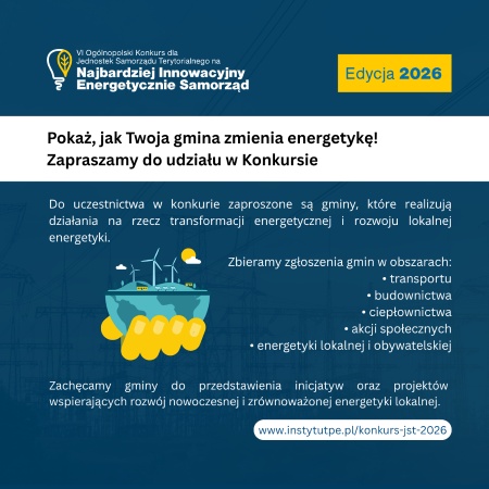 najbardziej innowacyjny energetycznie samorząd