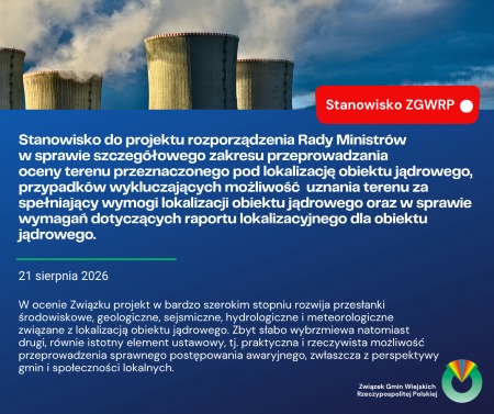 oceny terenu przeznaczonego pod lokalizację obiektu jądrowego