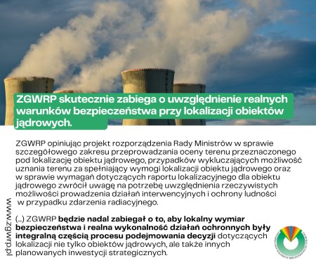 terenu przeznaczonego pod lokalizację obiektu jądrowego